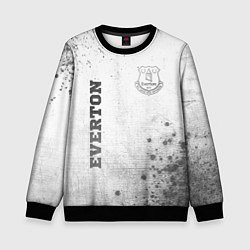 Детский свитшот Everton - white gradient вертикально