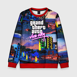 Детский свитшот GTA vice city коллаж