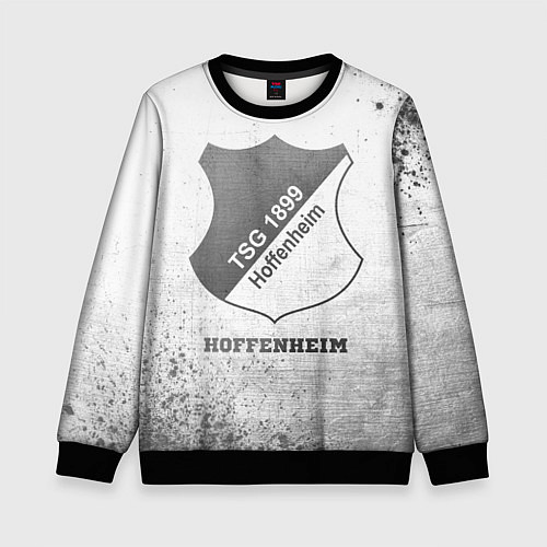 Детский свитшот Hoffenheim - white gradient / 3D-Черный – фото 1
