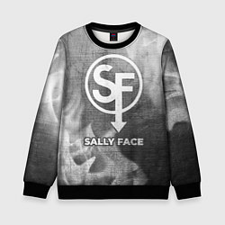 Детский свитшот Sally Face - grey gradient