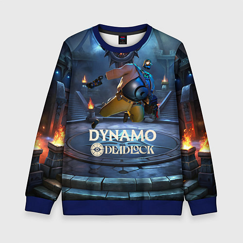 Детский свитшот Deadlock Dynamo / 3D-Синий – фото 1