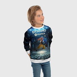 Свитшот детский Deadlock Динамо, цвет: 3D-белый — фото 2