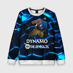 Свитшот детский Динамо Deadlock, цвет: 3D-белый