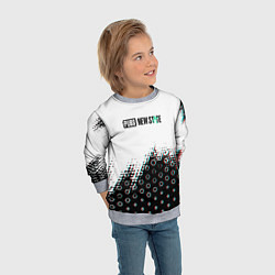 Свитшот детский PUBG game steel, цвет: 3D-меланж — фото 2