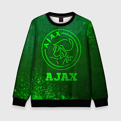 Детский свитшот Ajax - green gradient
