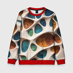 Свитшот детский Вдохновлено Антонио Гауди, цвет: 3D-красный