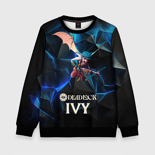 Детский свитшот Ivy Deadlock / 3D-Черный – фото 1