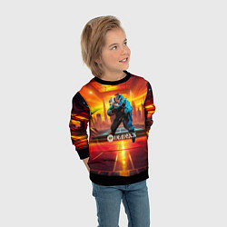 Свитшот детский Deadlock Kelvin, цвет: 3D-черный — фото 2