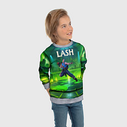 Свитшот детский Lash Deadlock, цвет: 3D-меланж — фото 2