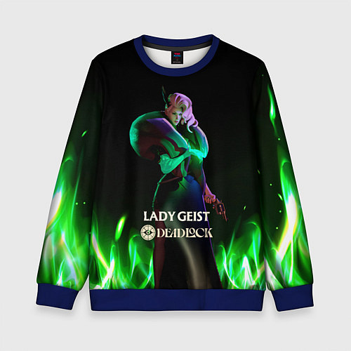 Детский свитшот Lady Geist Deadlock / 3D-Синий – фото 1