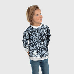 Свитшот детский Нервные окончания, цвет: 3D-белый — фото 2