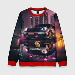 Детский свитшот Porshe night city