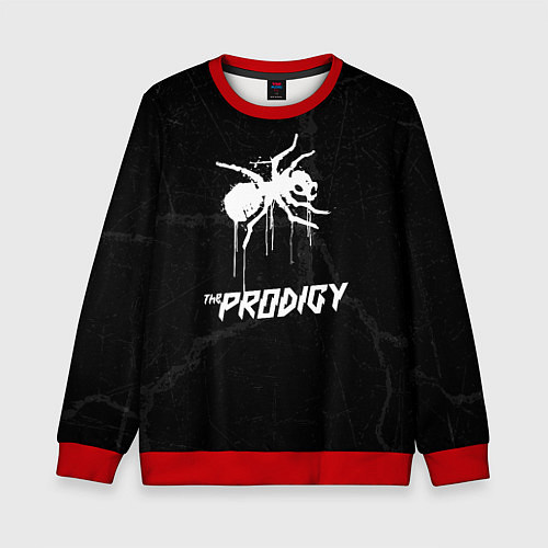 Детский свитшот The prodigy remix / 3D-Красный – фото 1