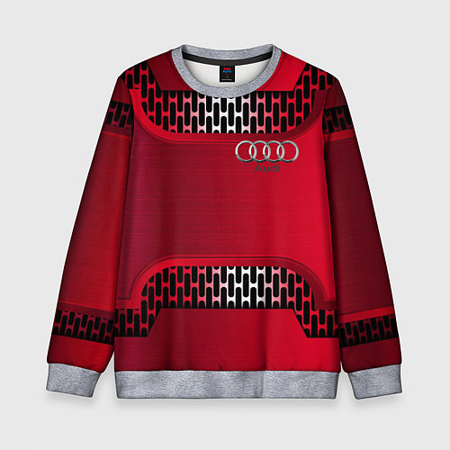 Детский свитшот Audi metal steel / 3D-Меланж – фото 1