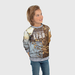 Свитшот детский Курорт Крым, цвет: 3D-меланж — фото 2