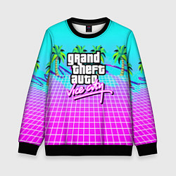 Свитшот детский Vice city tropic collection, цвет: 3D-черный