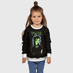 Свитшот детский Goth girl - Beetlejuice, цвет: 3D-белый — фото 2