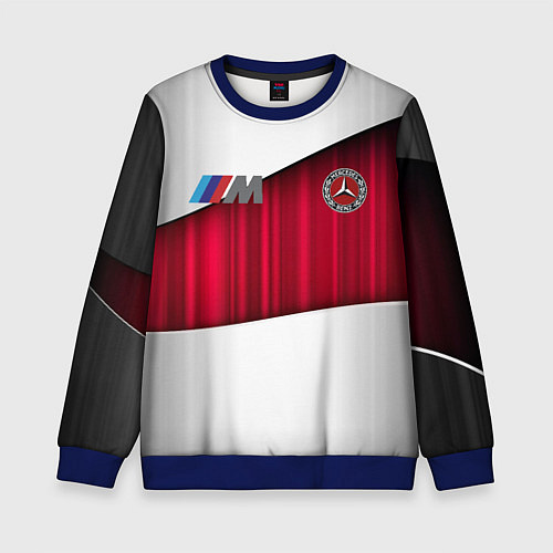 Детский свитшот Mercedes amg / 3D-Синий – фото 1