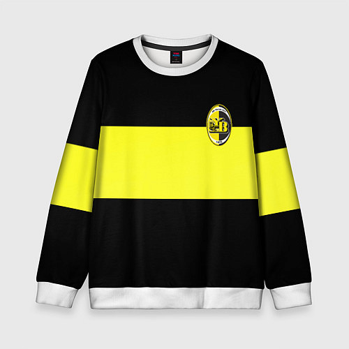 Детский свитшот Янг бойс полоса / 3D-Белый – фото 1