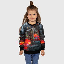 Свитшот детский Warhammer game, цвет: 3D-черный — фото 2