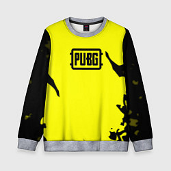 Свитшот детский PUBG краски текстура, цвет: 3D-меланж