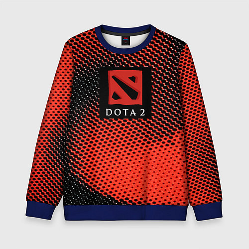 Детский свитшот DOTA 2 краски абстракция / 3D-Синий – фото 1