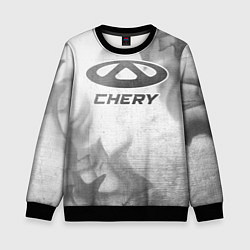 Детский свитшот Chery - white gradient