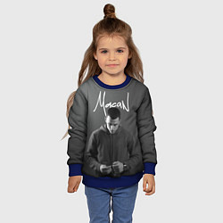 Свитшот детский Певец Макан, цвет: 3D-синий — фото 2