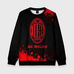 Детский свитшот AC Milan - red gradient