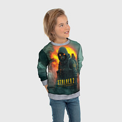 Свитшот детский Stalker 2 боец, цвет: 3D-меланж — фото 2