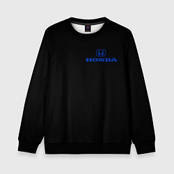 Детский свитшот Honda blue logo