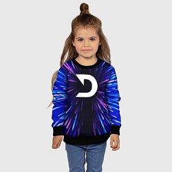 Свитшот детский Deadlock neon energy, цвет: 3D-черный — фото 2