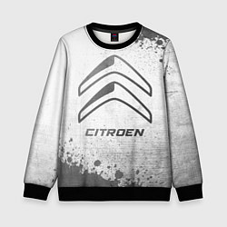 Свитшот детский Citroen - white gradient, цвет: 3D-черный