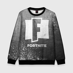 Свитшот детский Fortnite - grey gradient, цвет: 3D-черный