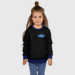 Свитшот детский FORD logo auto, цвет: 3D-синий — фото 2