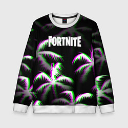 Детский свитшот Fortnite glitch tropix
