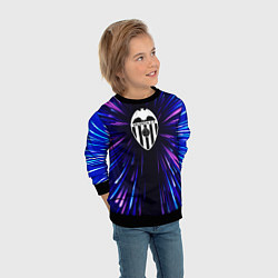 Свитшот детский Valencia neon energy, цвет: 3D-черный — фото 2