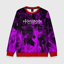 Детский свитшот Horizon: Zero Dawn flame neon steel