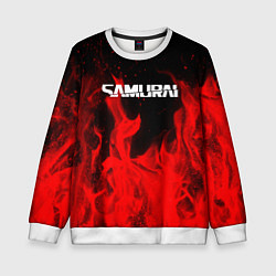 Детский свитшот Samurai fire red
