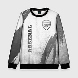 Детский свитшот Arsenal - white gradient вертикально