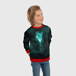 Свитшот детский  Patronus deer, цвет: 3D-красный — фото 2