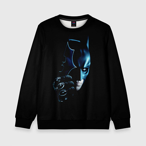 Детский свитшот Темный рыцарь / 3D-Черный – фото 1