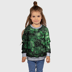 Свитшот детский Высокотехнологичный камуфляж, цвет: 3D-меланж — фото 2