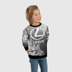 Свитшот детский Lexus - grey gradient, цвет: 3D-черный — фото 2
