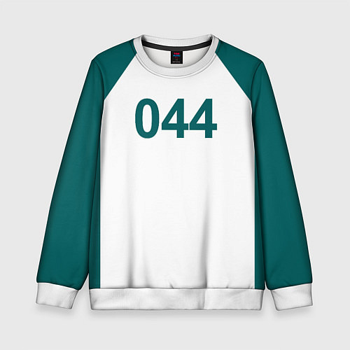 Детский свитшот Игра в кальмара 044 / 3D-Белый – фото 1