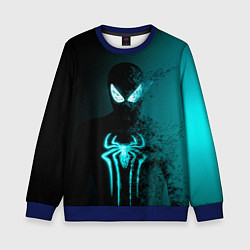 Свитшот детский Neon spider-man, цвет: 3D-синий
