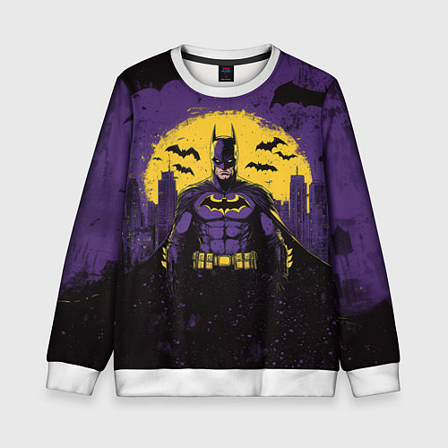 Детский свитшот Batman / 3D-Белый – фото 1