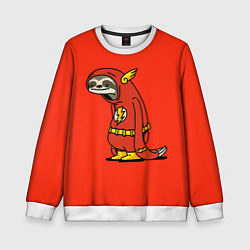 Детский свитшот Ленивец Флэш