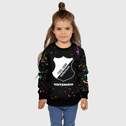 Свитшот детский Hoffenheim конфети, цвет: 3D-черный — фото 2