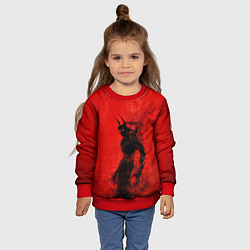 Свитшот детский Evil Batman, цвет: 3D-красный — фото 2